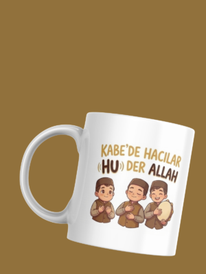 Alternative view of Kabede hacılar hu der Allah ilahisi kupa Bardak